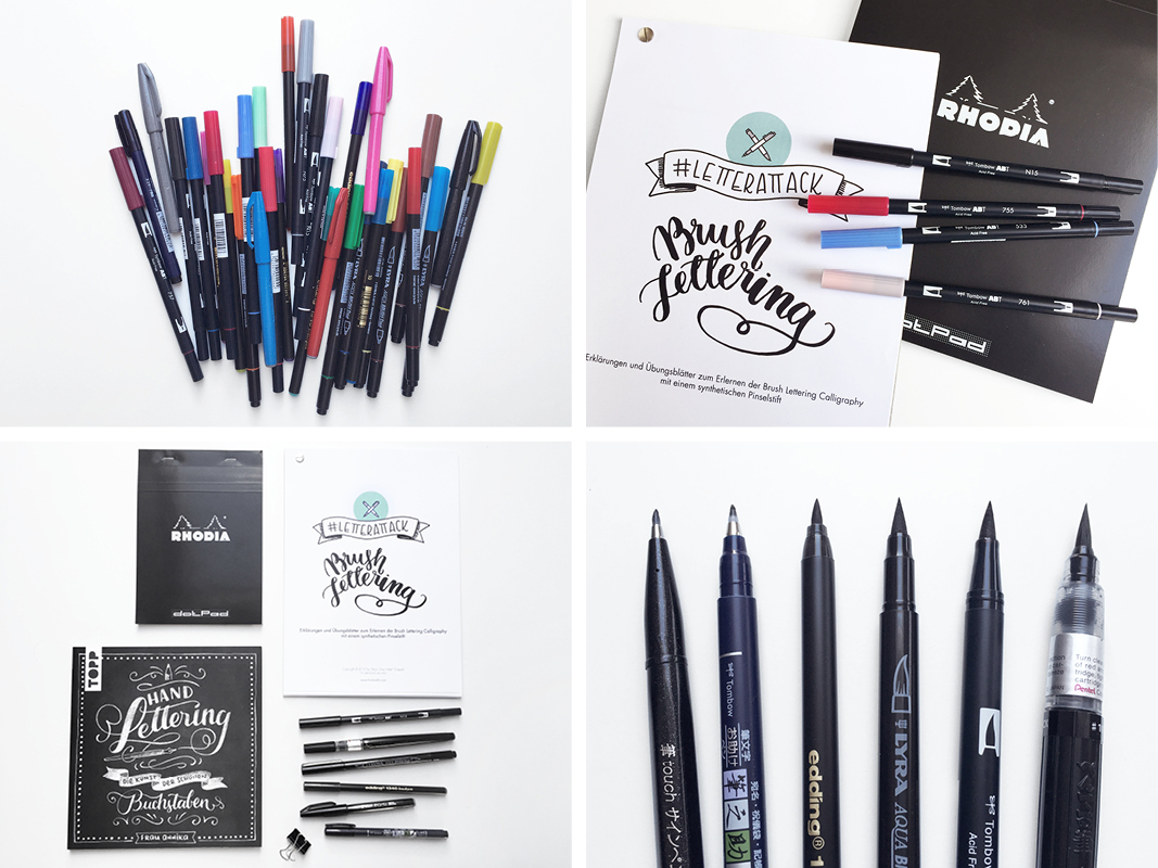 Handlettering Brushlettering Brushpens